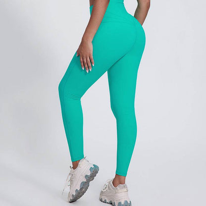 Women's High Waist Tights - Super Stretch for Running & Yoga Comfort - Buy Center
