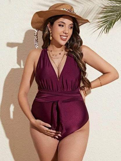 Women's Multicolor One-Piece Swimwear - Stylish & Maternity Friendly - Buy Center