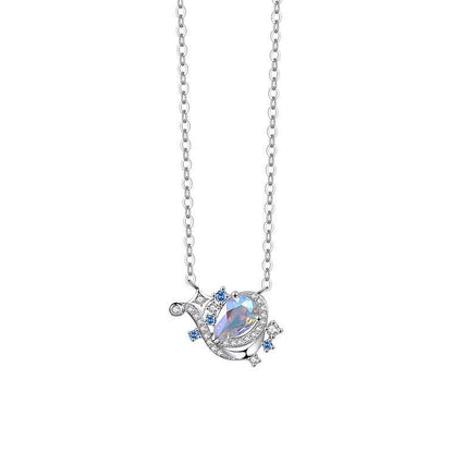 Buy Center Twelve Constellations Necklace - Women's Silver Zodiac Pendant - Buy Center