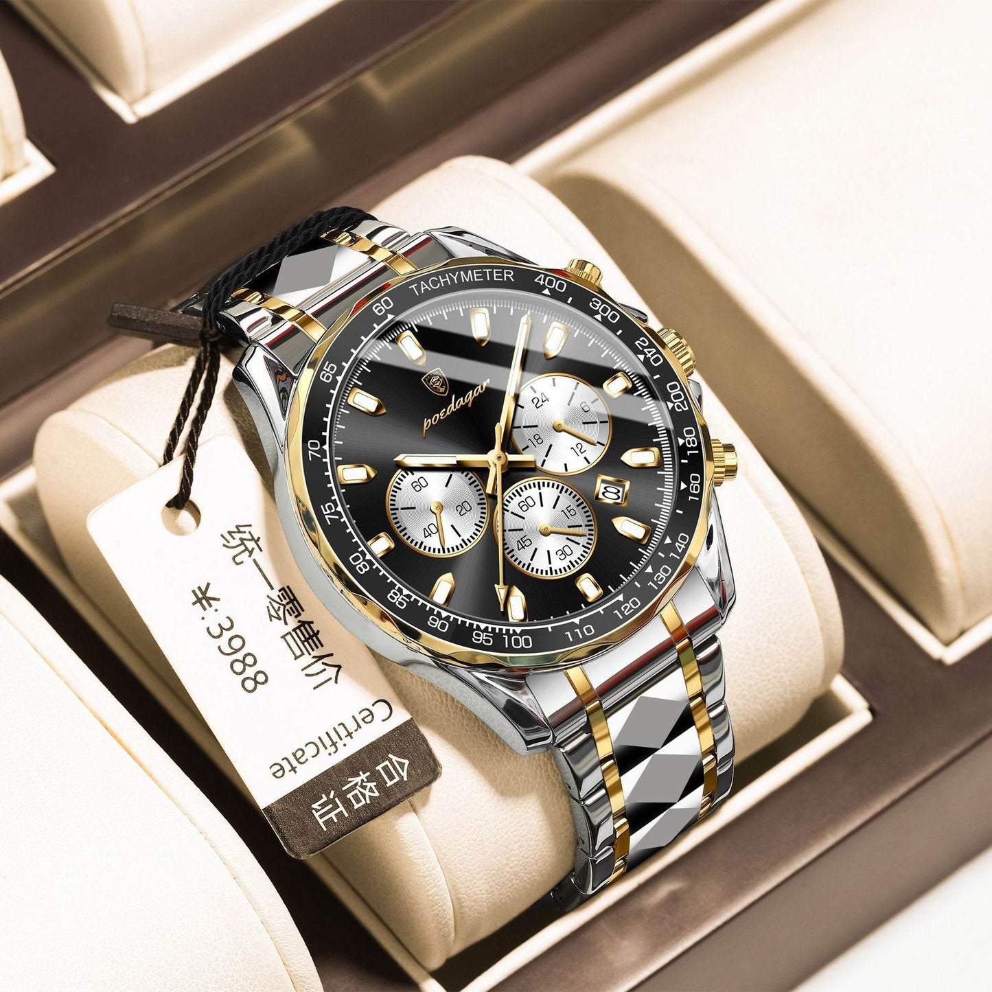 Stylish Waterproof Luminous Men's Quartz Watch - Modern Design 2025 - Buy Center