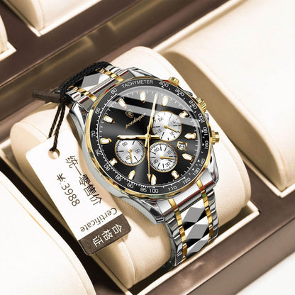 Stylish Waterproof Luminous Men's Quartz Watch - Modern Design 2025 - Buy Center