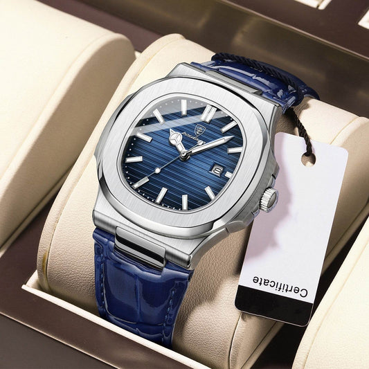 Buycenter Men's Waterproof Luminous Quartz Watch - Sleek Alloy Design - Buy Center