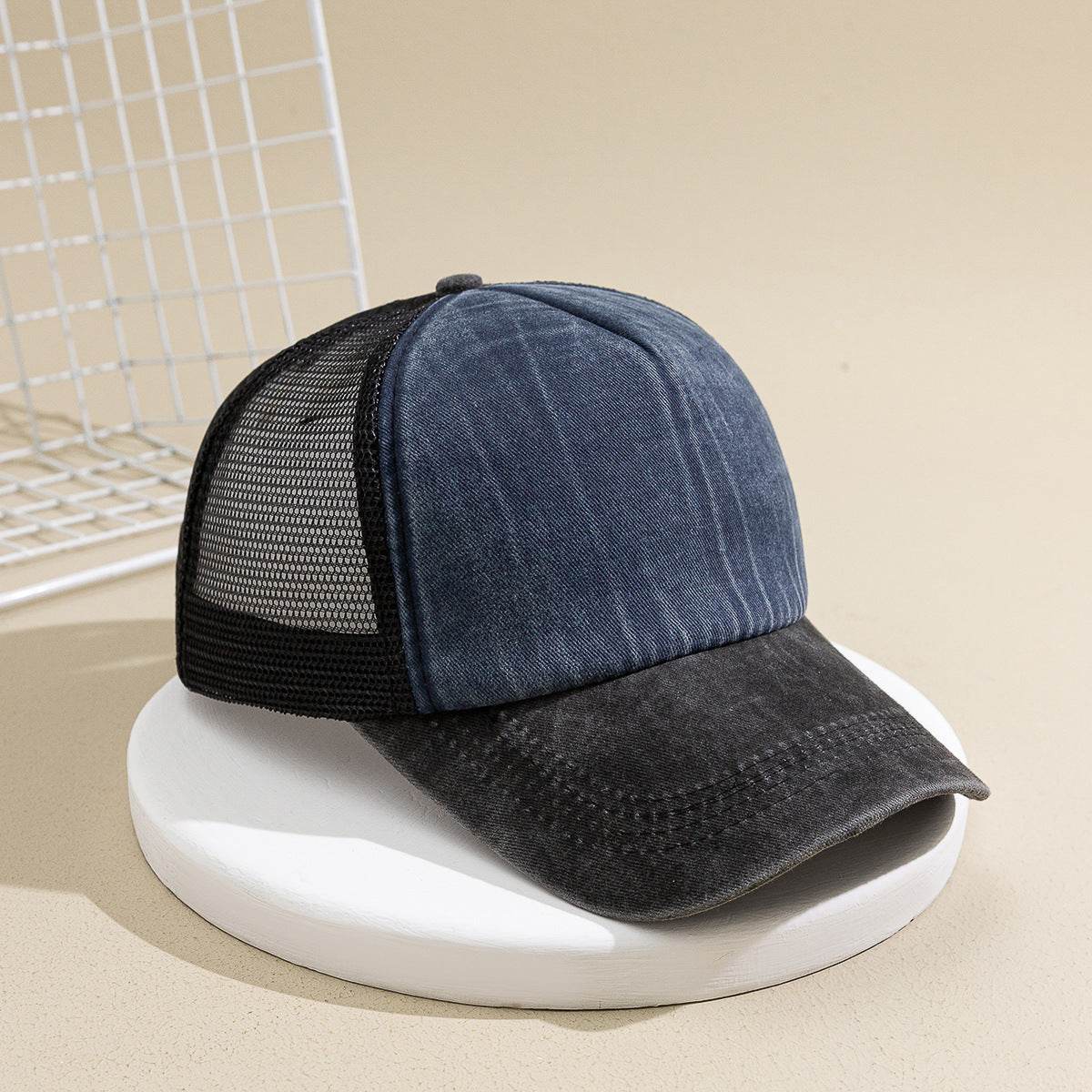 Buycenter Contrast Color Baseball Cap - Breathable Sun Shade Protection - Buy Center