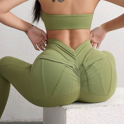 Nude Feel High Waist Yoga Pants - Women's Premium Fitness Leggings - Buy Center