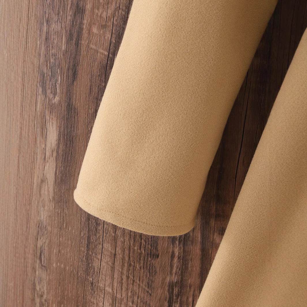 Women's Lapel Bow Knitted Jacket - Stylish Wool Blend Coat for 2025 - Buy Center