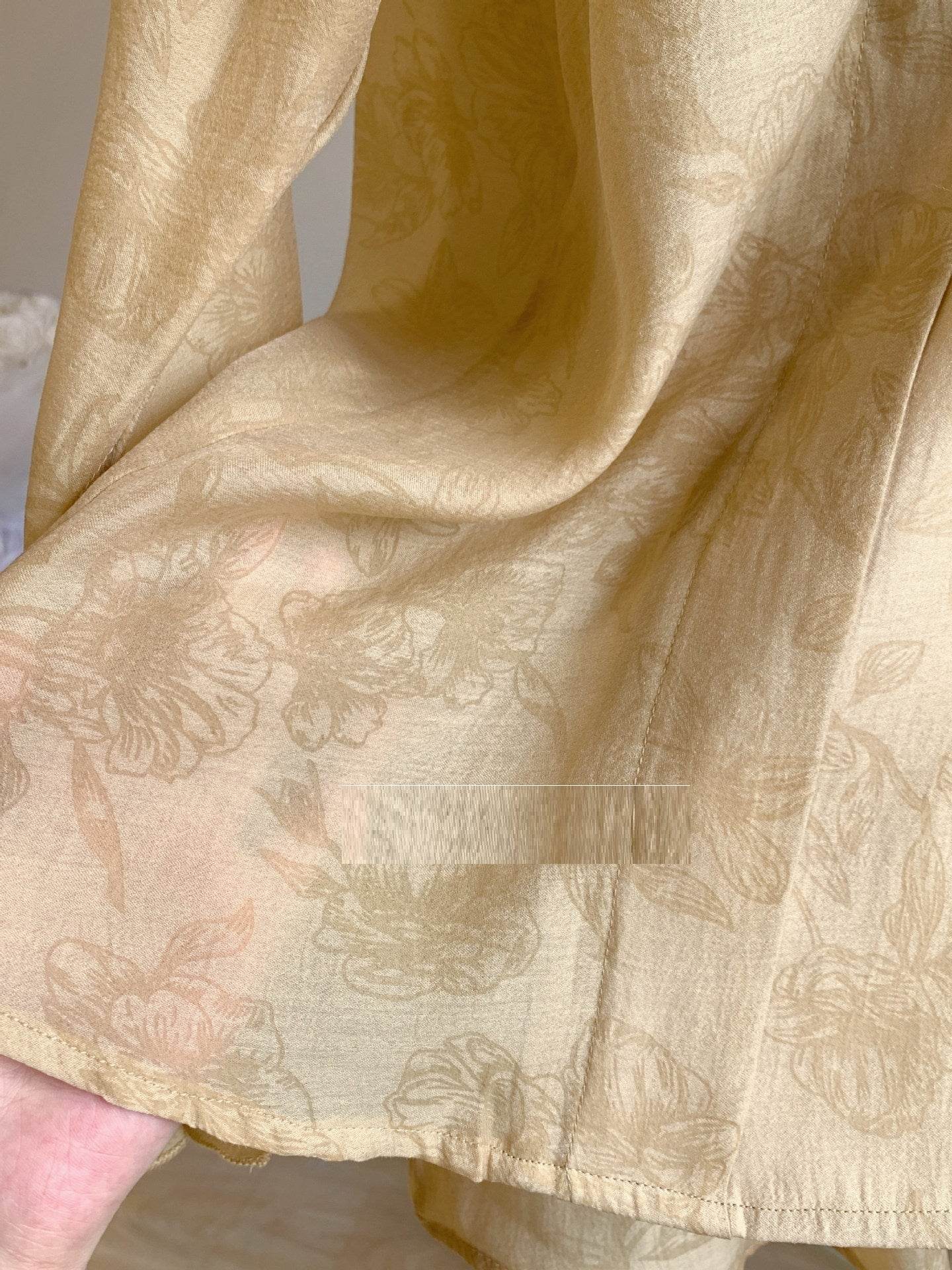 Buycenter Women's Tencel Shirt Suit - Long Sleeve Chinese Style Jumpsuit - Buy Center