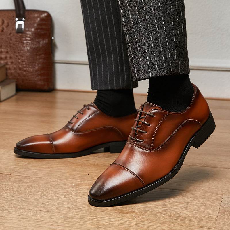 Buycenter Formal Wear Oxford Shoes - Height Increasing, Genuine Leather - Buy Center