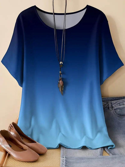 Ladies Casual Sports Loose Short Sleeve Top - Sizes XL to 6XL - Buy Center