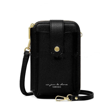 Korean Style Large Capacity Mobile Phone Bag - Fashionable PU Wallet for Women - Buy Center
