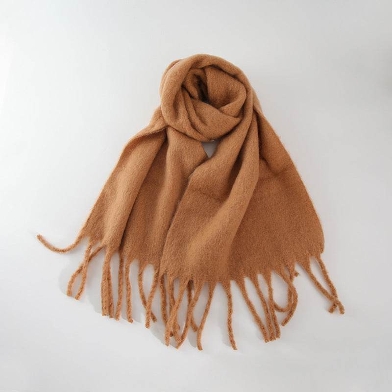All-Match Cashmere-Like Tassel Scarf for Women - Warm & Stylish Accessories - Buy Center