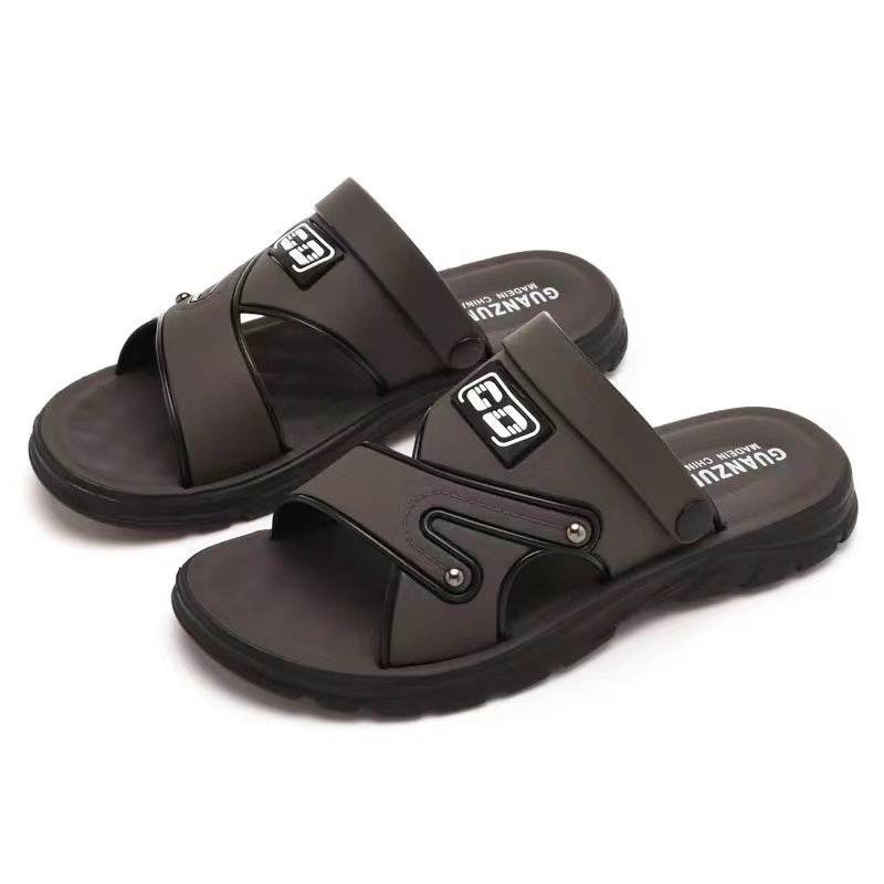 Men's Non-Slip Beach Sandals - Stylish Platform Design for Summer Fun - Buy Center