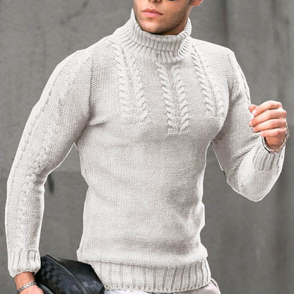 Buycenter Men's Turtleneck Sweater - Thermal Long-Sleeve for Winter - Buy Center