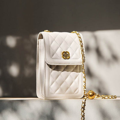 Buycenter Women's Mini Messenger Bag - Genuine Leather Fashion Pouch - Buy Center