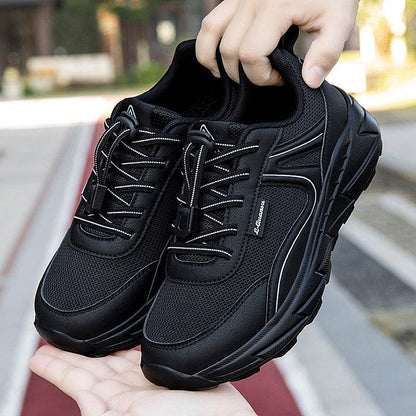 Stylish Leather Waterproof Walking Shoes - Non-Slip & Breathable Comfort - Buy Center