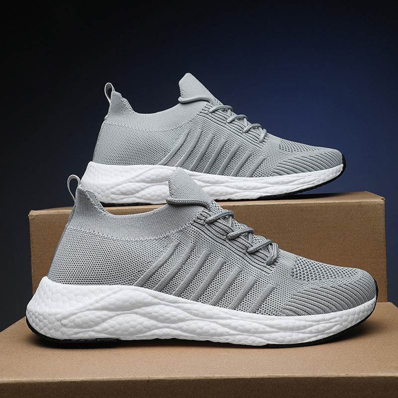 Men's Flying Woven Sneakers - Breathable Mesh Casual Shoes for 2025 - Buy Center