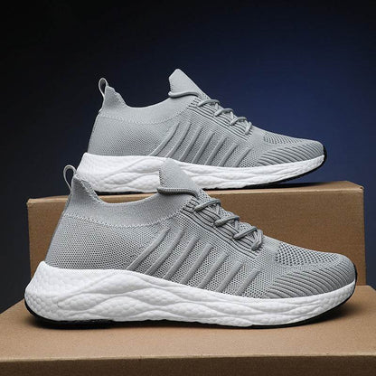 Men's Flying Woven Sneakers - Breathable Mesh Casual Shoes for 2025 - Buy Center