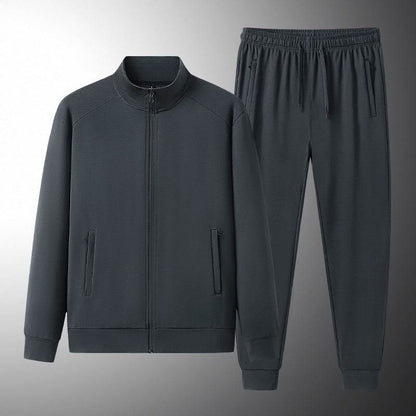 Buycenter Men's Tencel Sports Suit - Spring & Autumn Sweatshirt & Pants - Buy Center