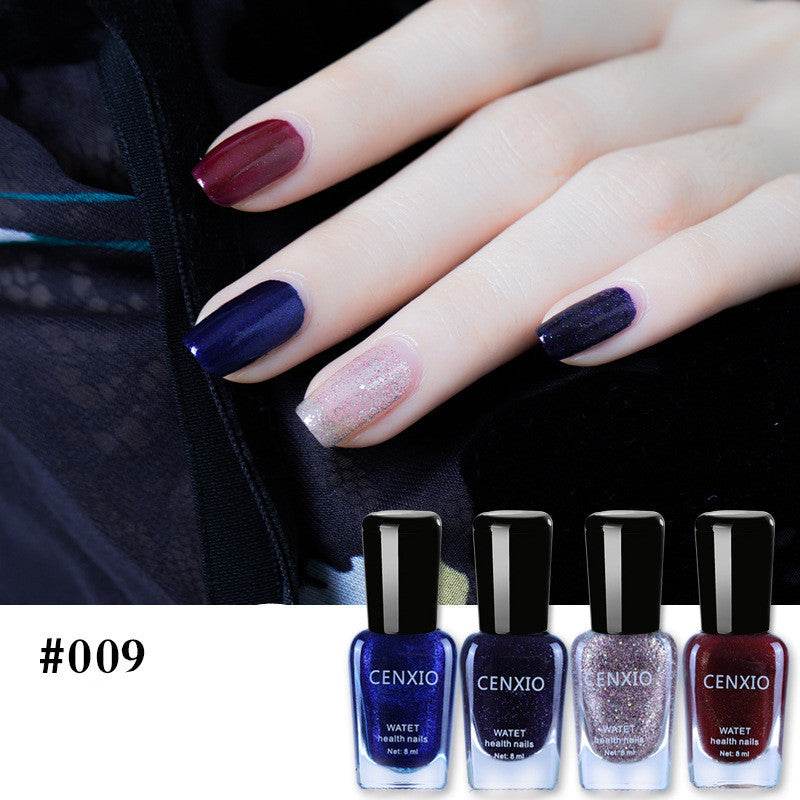 Water-Based Nail Polish Set - 4 Odorless Colors, Easy Peel-Off Formula - Buy Center