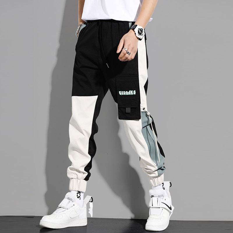Men's Ankle-Tied Drawstring Cargo Pants - Stylish & Comfortable Design - Buy Center