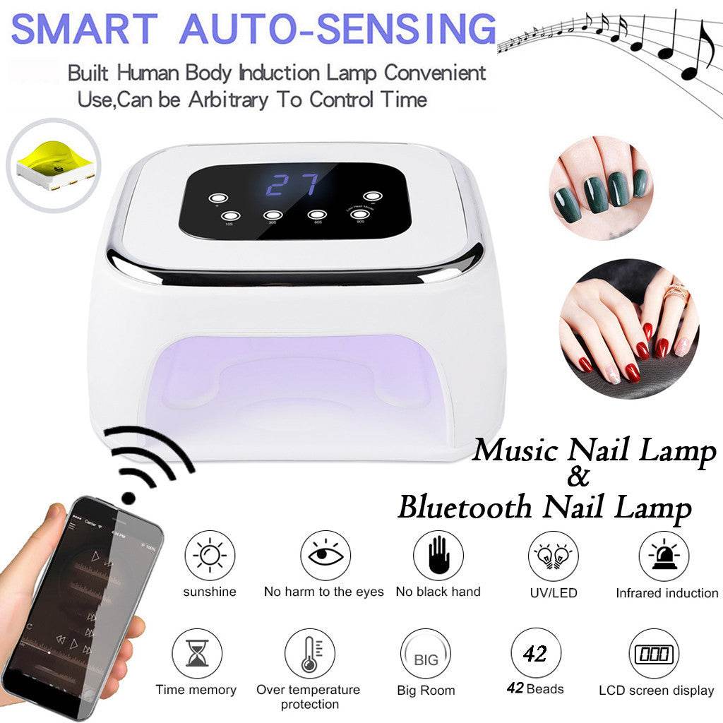 Bluetooth Music Nail Phototherapy Machine - 99W UV Lamp for Fast Curing - Buy Center