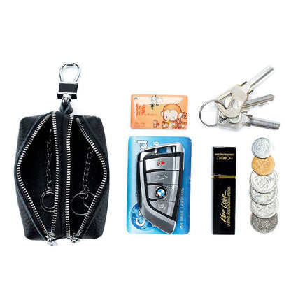 Large Capacity Men’s Wallet - Double-Layer Genuine Leather Coin Purse - Buy Center