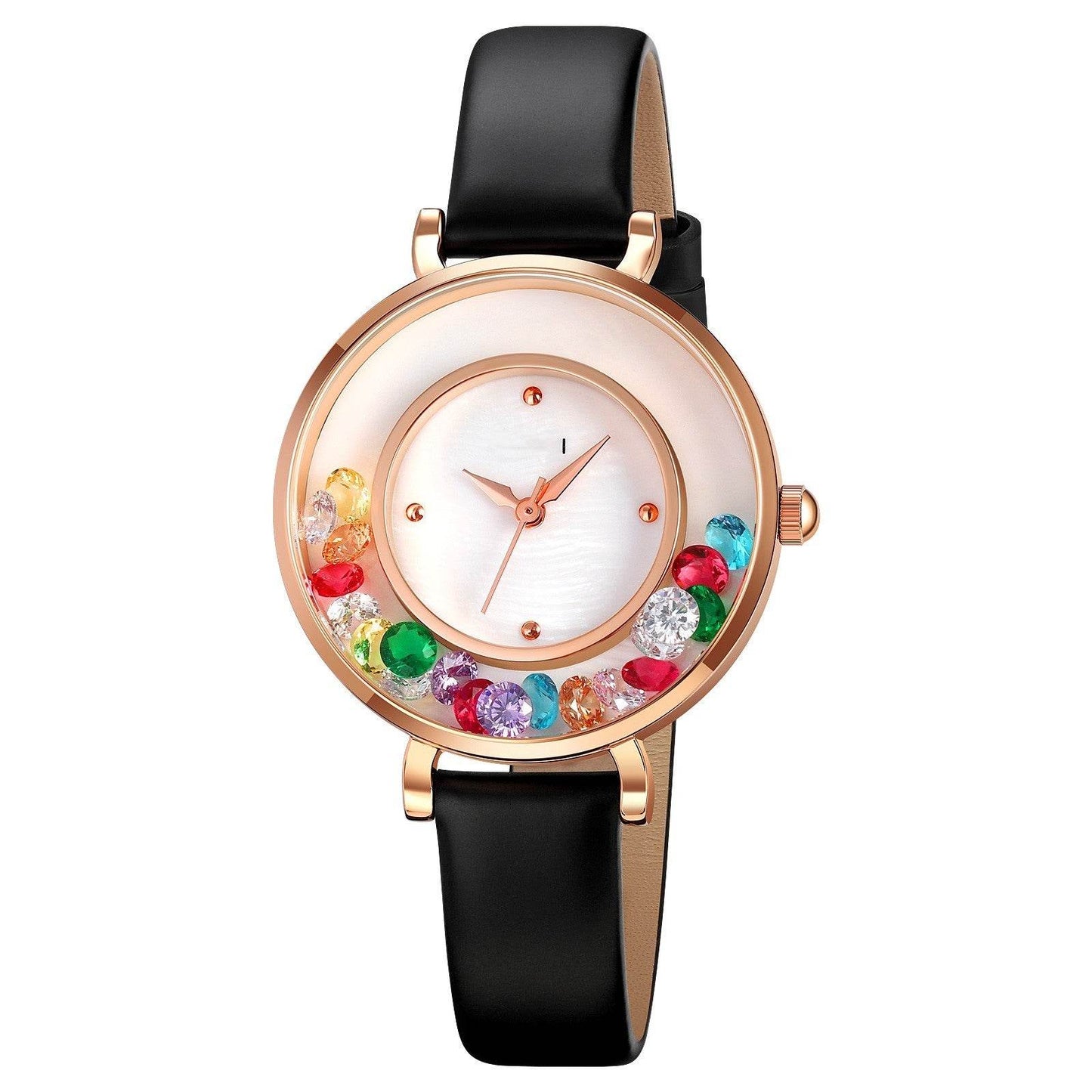 Elegant Gemstone Ball Women's Watch - Stylish Sports Timepiece 2025 - Buy Center