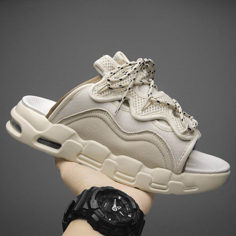 Men's Summer Non-Slip Platform Sandals - Trendy Outdoor Comfort & Style - Buy Center