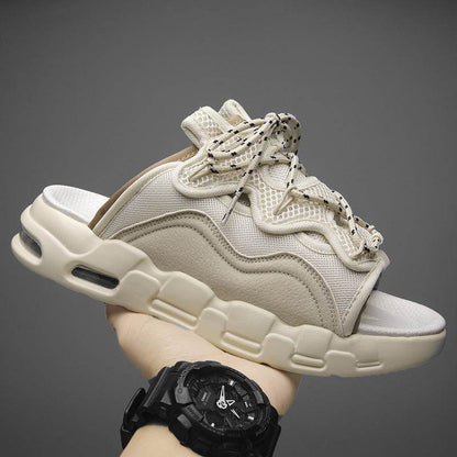 Men's Summer Non-Slip Platform Sandals - Trendy Outdoor Comfort & Style - Buy Center