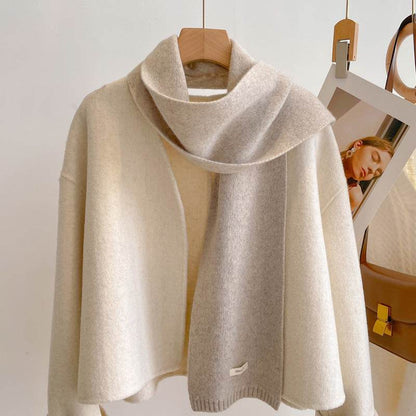 Women's Pure Wool Scarf - Cozy Wraps in Stylish Tie-Dye Colors - Buy Center