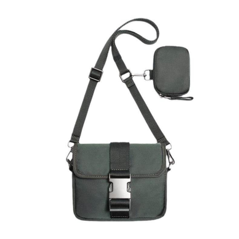 Men's Trendy Crossbody Bag - Stylish Casual Two-Piece Shoulder Purse - Buy Center