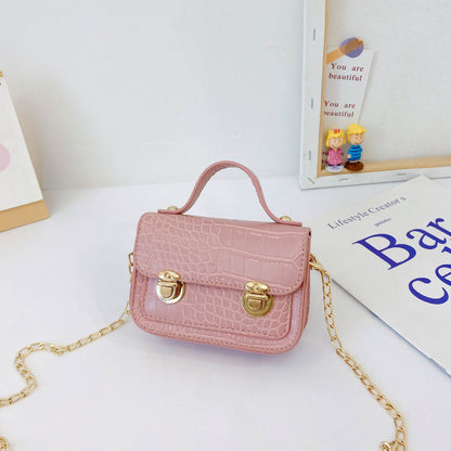 Alligator Print Mini Messenger Bag - Waterproof PU Leather for Kids - Buy Center