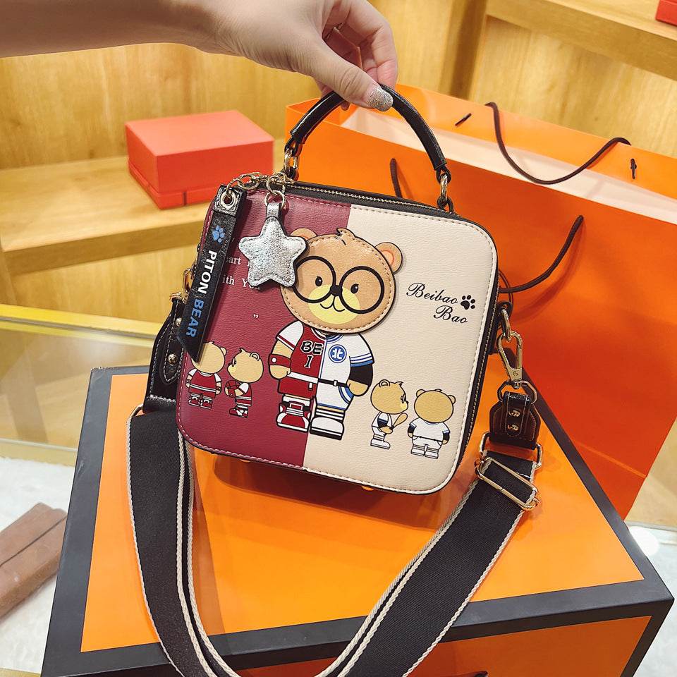 Buycenter Cartoon Teddy Bear Hand-held Clutch - Urban Simplicity Style - Buy Center