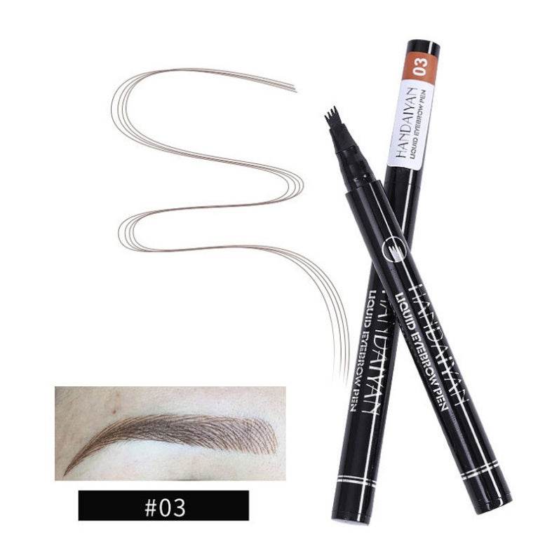 Microblading Eyebrow Pencil - Waterproof Fork Tip for Flawless Brows - Buy Center
