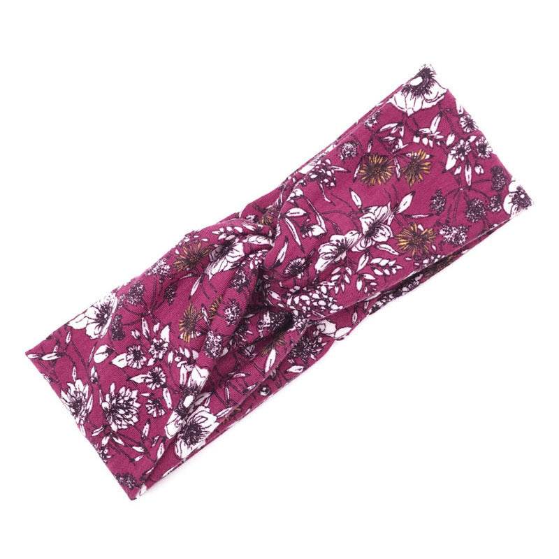 Floral Cross Hair Band - Stylish Multi-Purpose Headband for Women 2025 - Buy Center