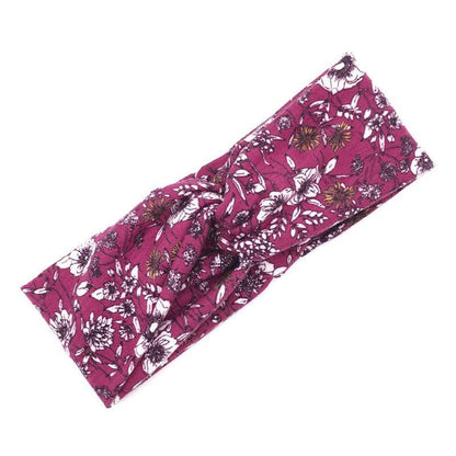 Floral Cross Hair Band - Stylish Multi-Purpose Headband for Women 2025 - Buy Center