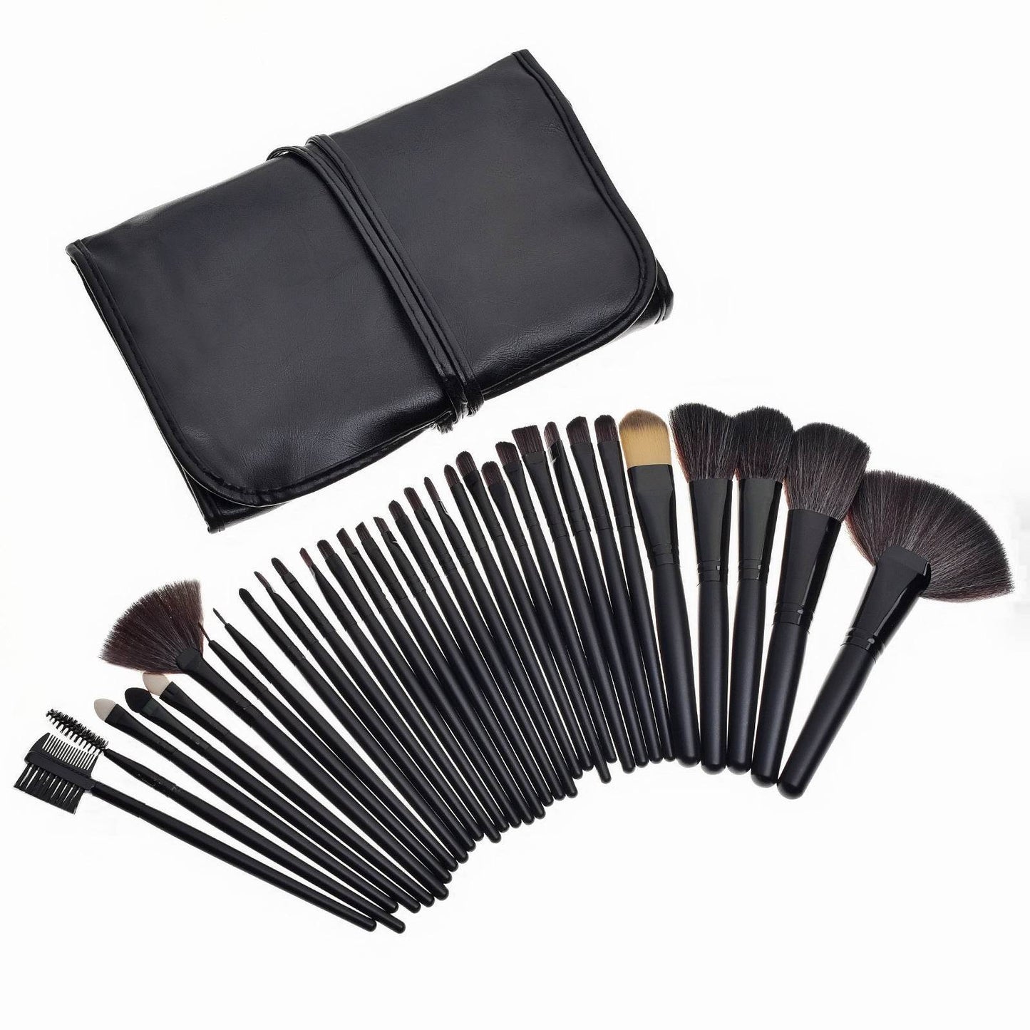 Stylish Makeup Brush Bag - Durable Rayon & Easy Transport PU Handle - Buy Center