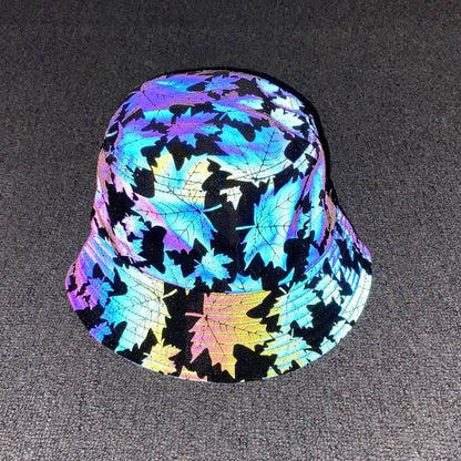 Buycenter Colorful Reflective Bucket Hat - Sunshade for Summer Style - Buy Center
