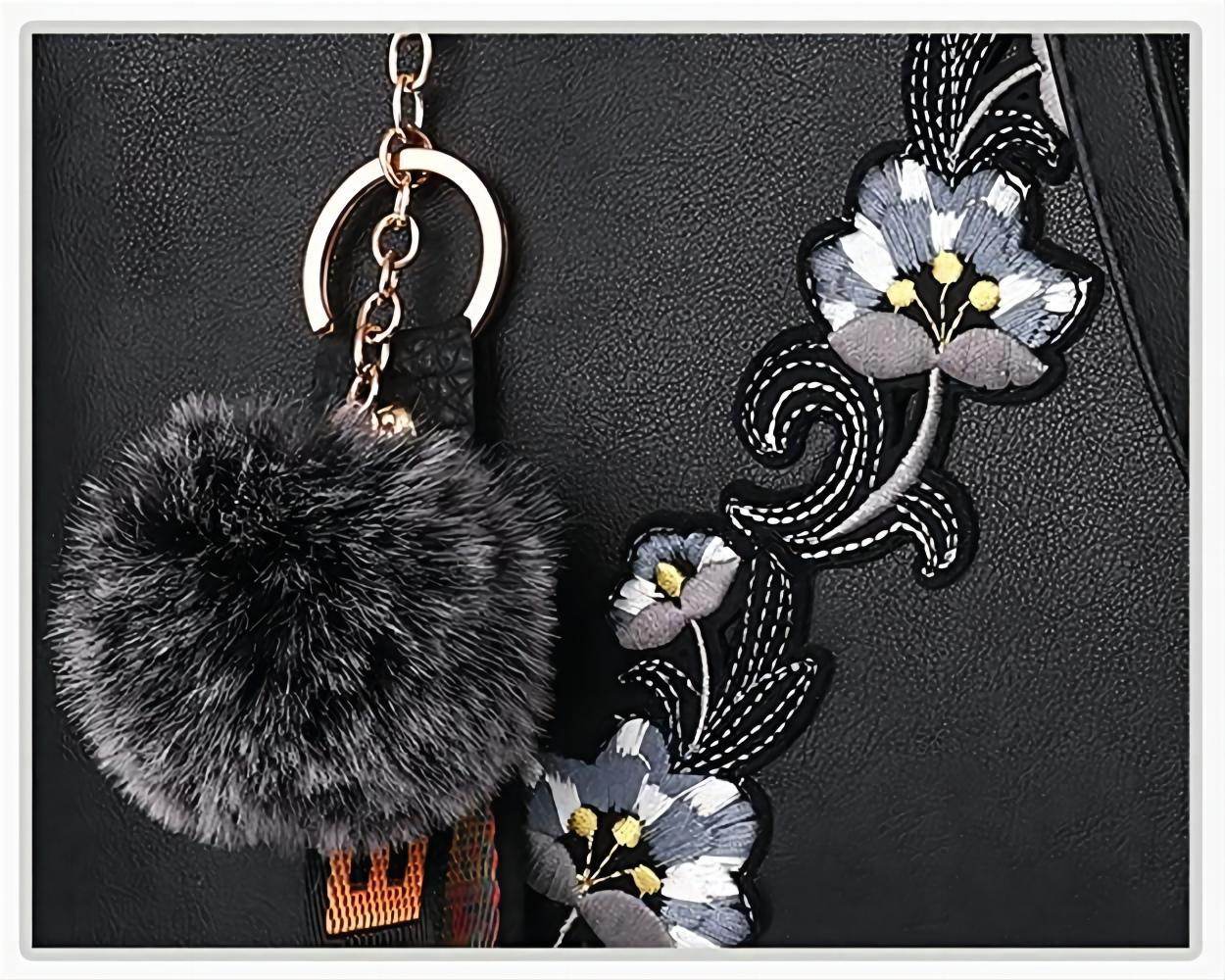 Buycenter Stylish Women's Handbag - Flower Pattern Crossbody Tote Bag - Buy Center