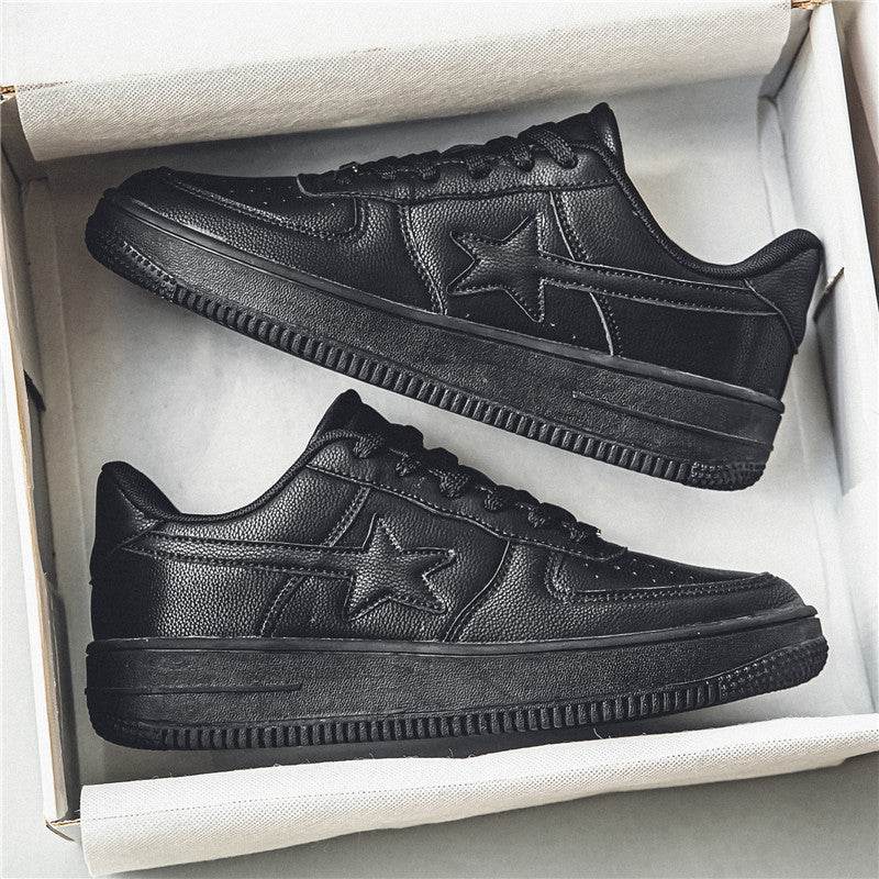 Thick Soled White Casual Sneakers for Men - Breathable Vulcanized Style - Buy Center