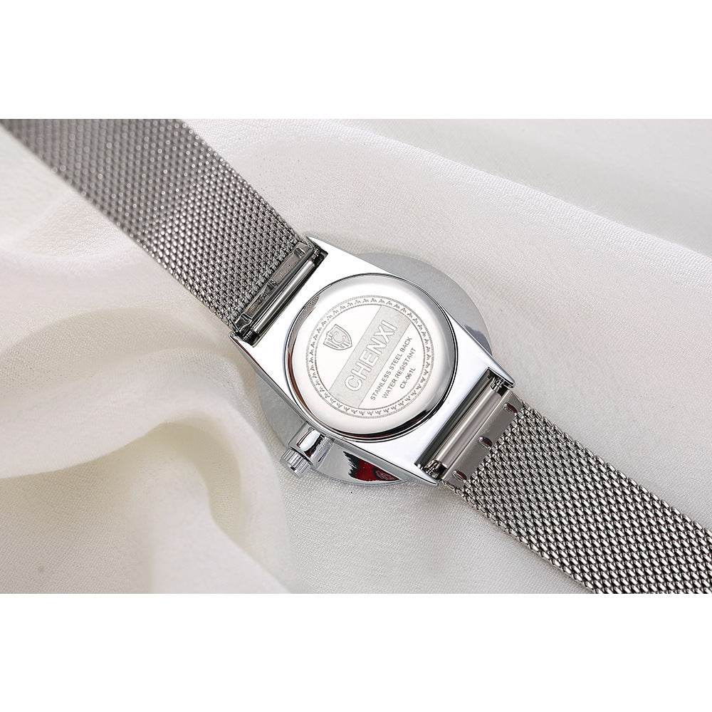 Spot Ultra-Thin Women's Quartz Watch - Waterproof Steel Mesh Belt Style - Buy Center