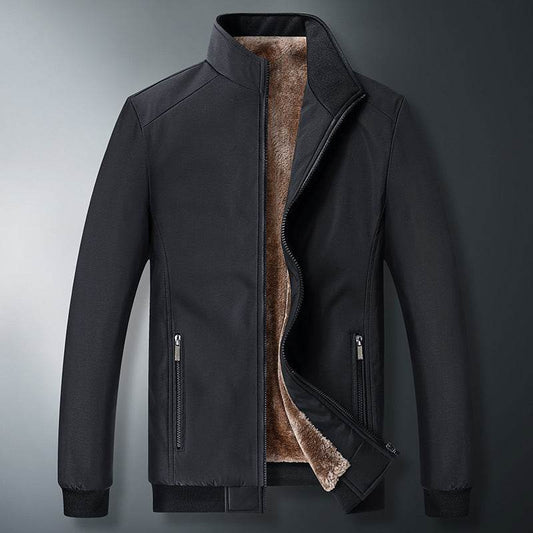 Stylish Business Casual Male Jacket - Genuine Leather Winter Coat 2025 - Buy Center