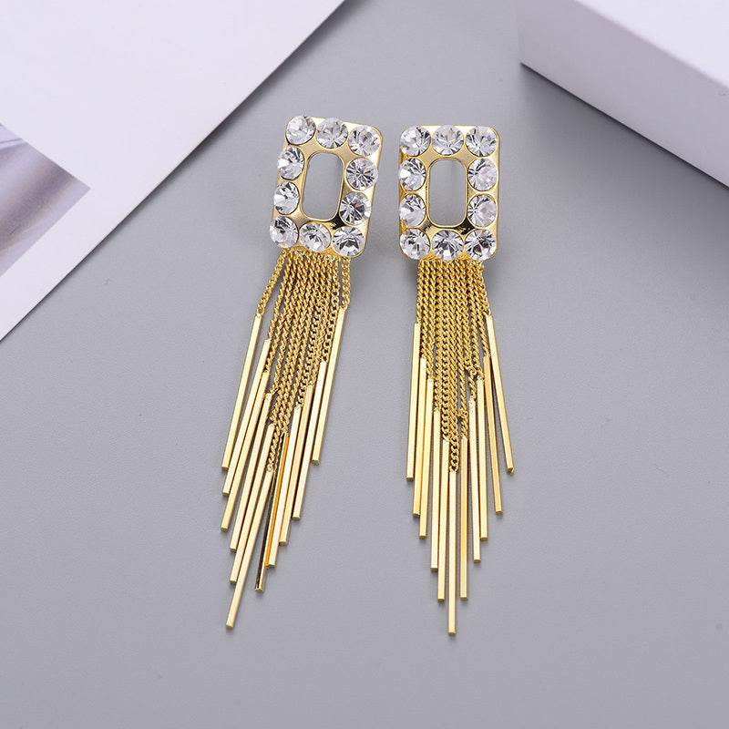 Buycenter Exaggerated Tassel Earrings - Irregular Fashion Trends for Women - Buy Center