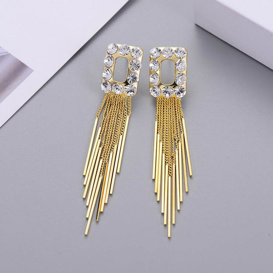 Buycenter Exaggerated Tassel Earrings - Irregular Fashion Trends for Women - Buy Center