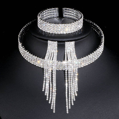 Buycenter Diamond Choker Necklace Set - Stylish Jewelry for Women - Buy Center