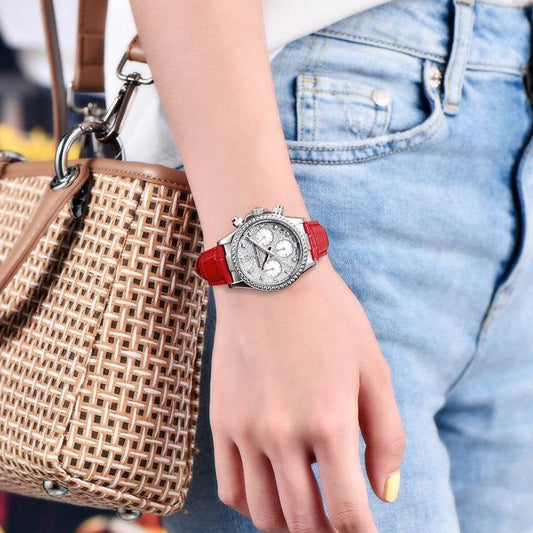 Women's Fashion Diamond Watch - Luminous Steel Band, Stylish Elegance - Buy Center