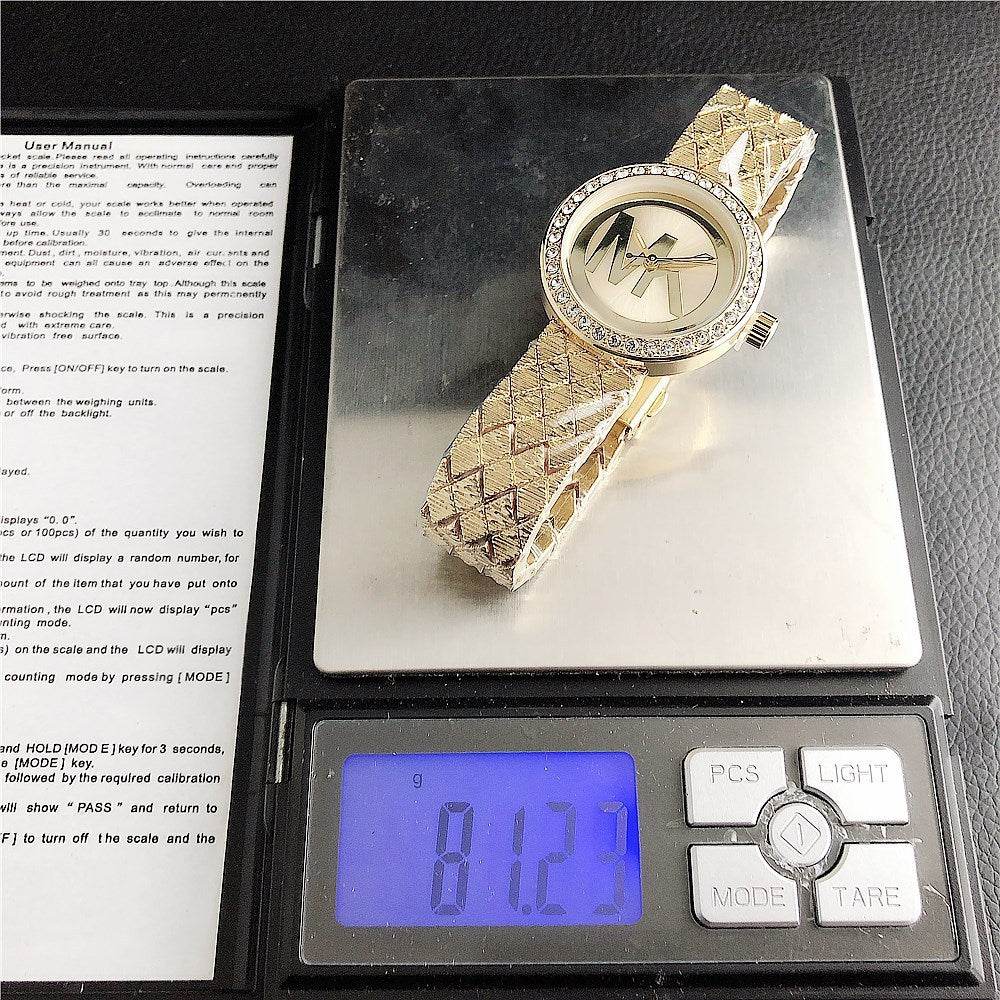 Elegant Diamond Quartz Watch for Women - Stylish Stainless Steel Band - Buy Center