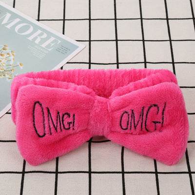 Coral Velvet Butterfly End Hair Band - Elegant Pink Accessory for Women - Buy Center