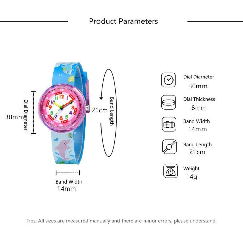 Cute Children's Silicone Cartoon Watch - Lightweight & Durable Fun Design - Buy Center