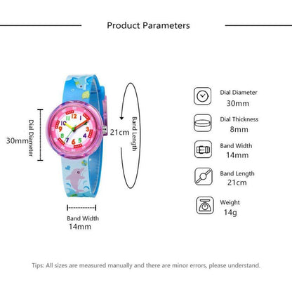 Cute Children's Silicone Cartoon Watch - Lightweight & Durable Fun Design - Buy Center
