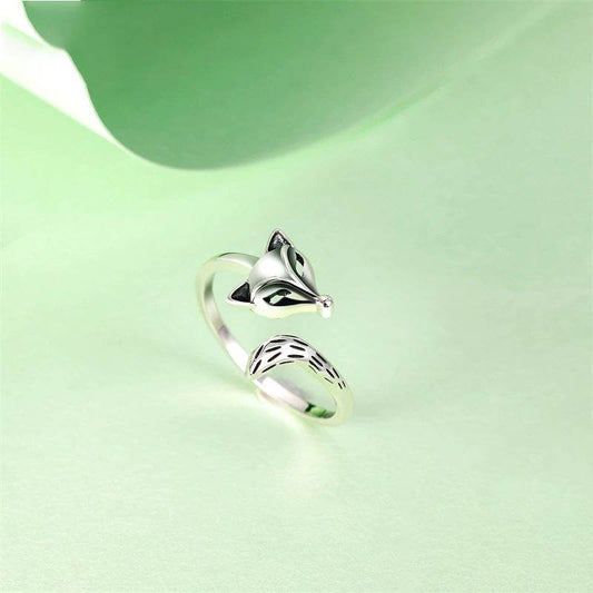 S925 Thai Silver Unisex Fox Ring - Elegant 925 Jewelry for Any Style - Buy Center